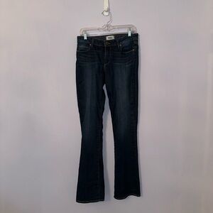 PAIGE Women's Boot Cut Jeans in Deep Blue